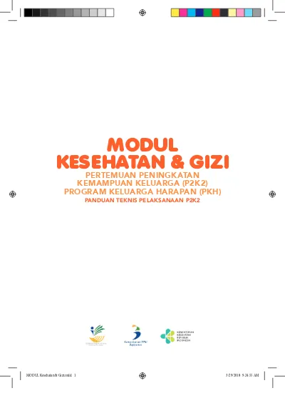 MODUL KESEHATAN Dan GIZI