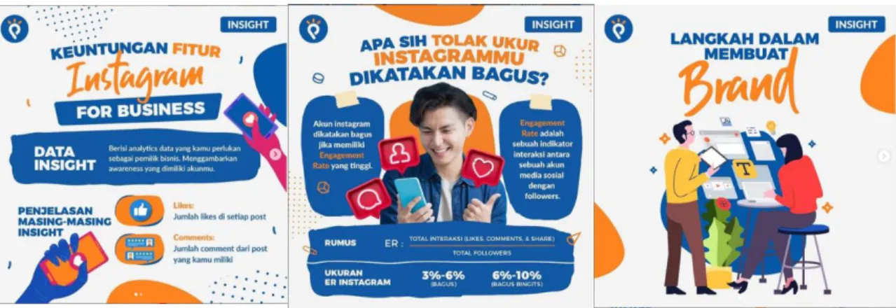 Gambar  3.2 Content dengan pilar #Insight 