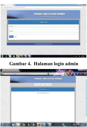 Gambar 5. Halaman admin 