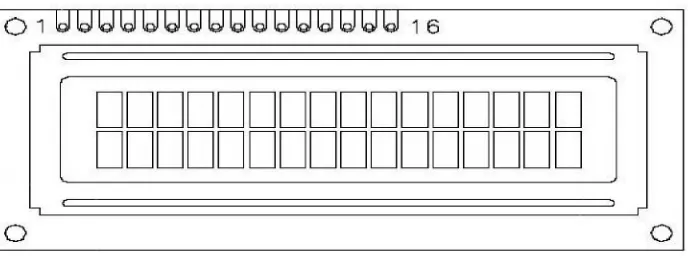 Gambar 2.10 Konfigurasi Keypad Matriks 4x4 