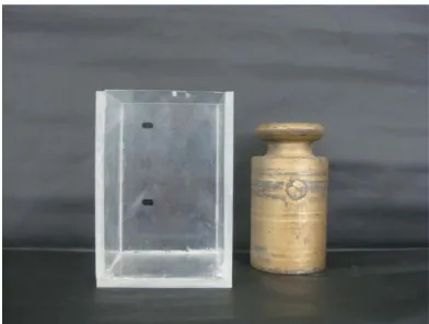 Gambar alat uji kerapuhan untuk cangkang kapsul kosong, yang terdiri dari : 