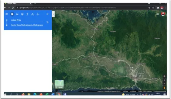 Gambar 1. Peta Desa Cisadane, Kacamatan Kwandang, Kabupaten  Gorontalo Utara 