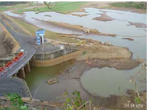 Gambar 17. Pendangkalan di Waduk Gajah Mungkur