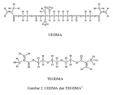 Gambar 2. UEDMA dan TEGDMA2 