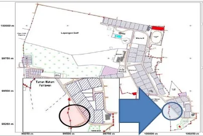 Gambar 1. Peta Lokasi Penelitian di Desa Nglajo, Kecamatan Cepu, Blora. 