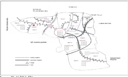 Figure 2. Map of Lubuk Bayas Village 