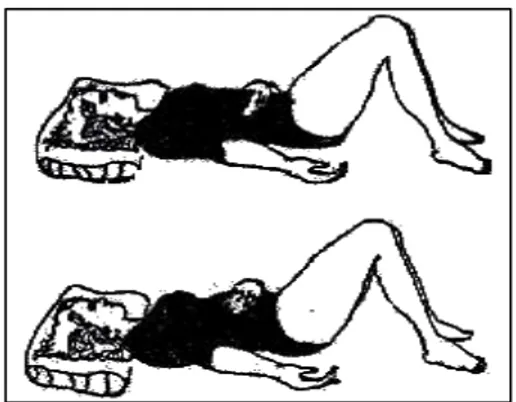 Gambar 2.5 Gerakan Latihan   Pernapasan Diafragma 