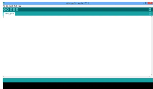 Gambar 2. 4 Jendela software Arduino[16] 