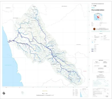 Gambar 5. Peta Pola Aliran Sungai DAS Batang Gadis 