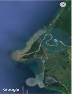 Gambar 2. Foto Udara Kabupaten Singkil (Sumber: Google Earth, tanggal pencitraan 14 Oktober  2020)