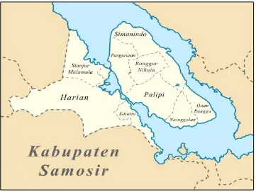 Gambar 5.1. Peta Kabupaten Samosir 