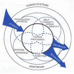 Gambar 2.4 Diagram yang Mewakili Sistem Adaptasi Manusia (  Tomey, 2006) 