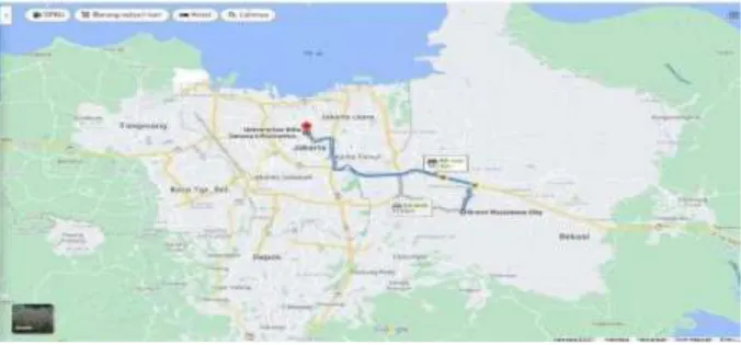 Gambar 2. Peta Lokasi Grand Residence City Bekasi Timur 