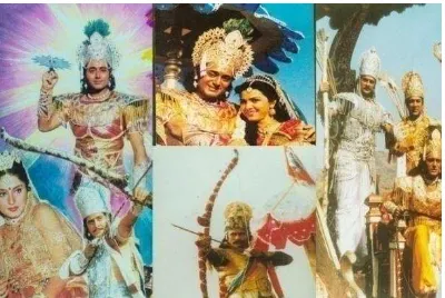 Gambar 2. Serial "Mahabharata" versi India dari tahun 1990-an   Sumber: Dok. istimewa, Tabloidbintang.com 