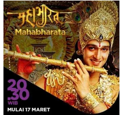 Gambar 3. Serial “Mahabharata” versi baru tayang di ANTV  Sumber: Dokumentasi ANTV   