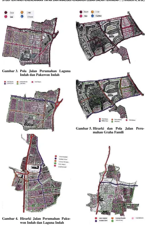 Gambar 3. Pola Jalan Perumahan Laguna
