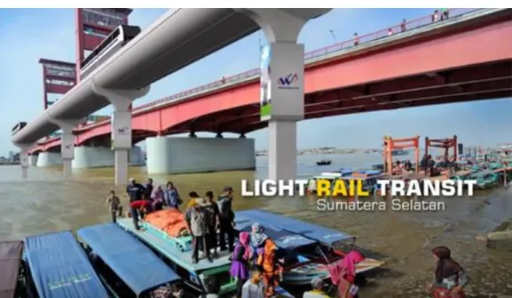 Gambar 3.2 Rencana LRT Sumatera Selatan 