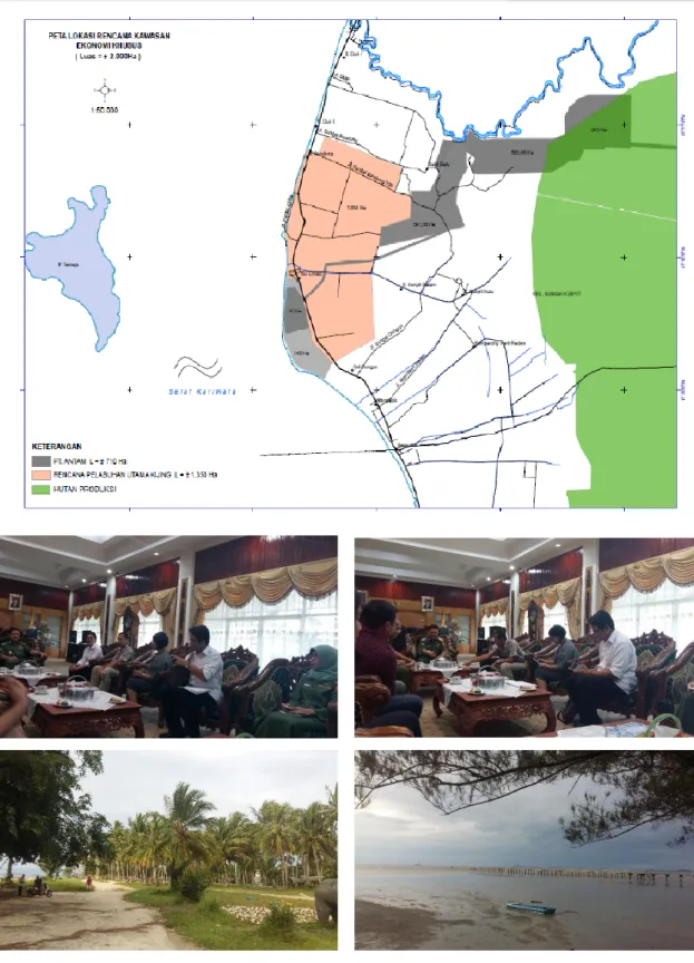 Gambar 3.5. Peta Lokasi Rencana Pengembangan KEK di Pantai Kijing 