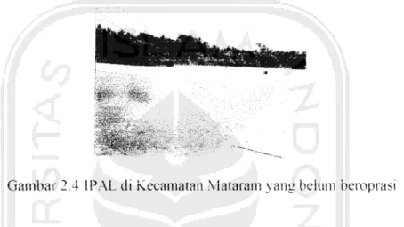 Gambar 2.4 IPAL di Kecamatan Mataram yang belum beroprasi