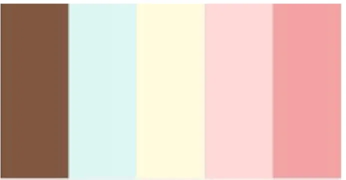 Gambar 3.1 Contoh Warna Pastel 