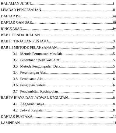 Gambar 1 Blok sistem keseluruhan ..........................................................5