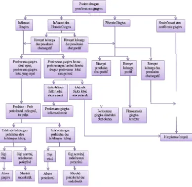 Gambar 1. Diagnosis Pembesaran Gingiva ( Hall WB. Critical Decisions in Periodontology