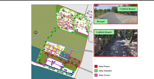 Gambar 5. Kondisi Jalan Lingkungan Permukiman Dusun Ngentak  Sumber: Penulis, 2020 