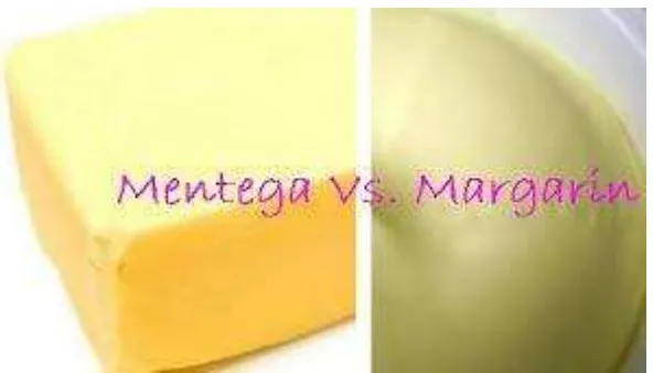 Tabel Asam Lemak Pada Mentega dan Margarin: 