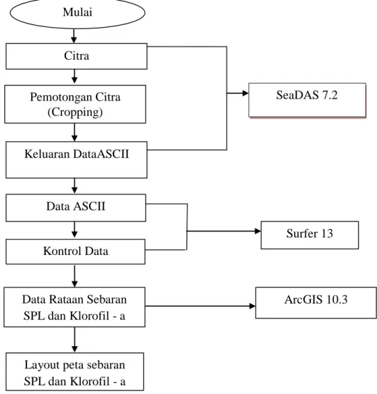 Gambar 4. Diagram Alir Pengolahan Data Citra 