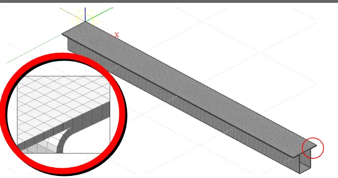 Gambar 3.6.   Pemodelan 3D jembatan FRP dengan bentang 25 m  Sumber: Rancangan 