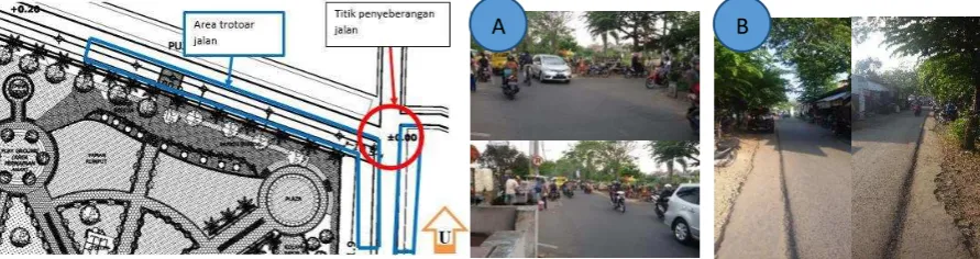 Gambar 1. Area Menuju Taman  