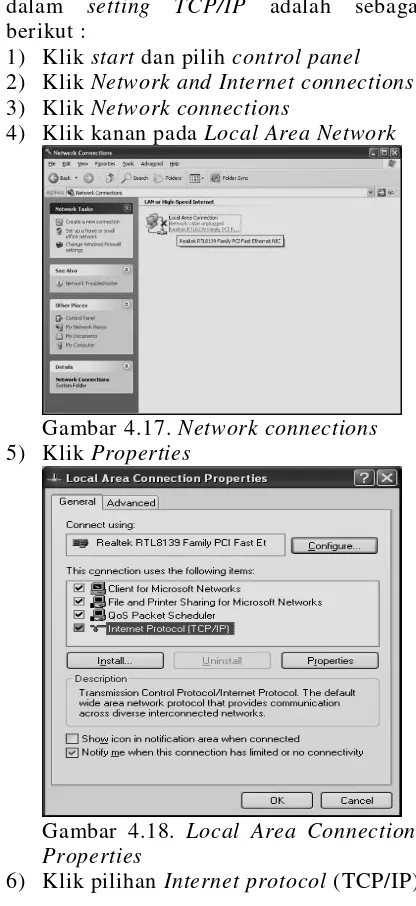Gambar 4.17. Network connections 