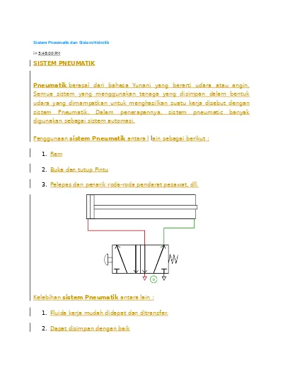 Sistem Pneumatik Dan Sistem Hidrolik