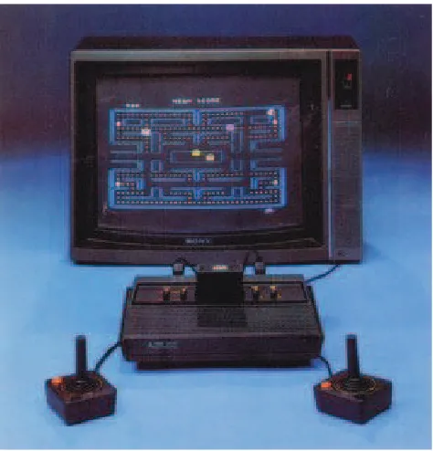 Gambar 1. Pac Man dirilis untuk konsol video game Atari 2600 oleh Atari Inc. tahun 1982