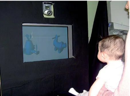 Figure 1 Six-month-old infant participating in the visual-pairedinterval, may be optimal for producing habituation wi