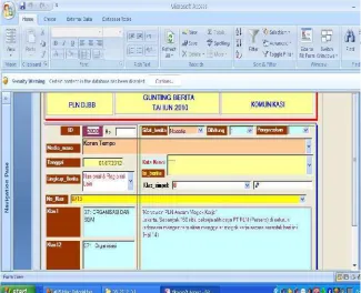Database Berita denganGambar 2.4 Microsoft Access