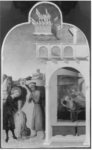 Figure 9.1 Sassetta, Saint Francis Giving Away his Clothes and Saint Francis Dreaming(c