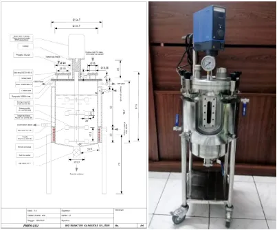 FIGURE 1. The 10-liter bioreactor used for preservation process