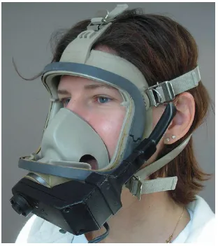 Fig. 3. Air mask with radio unit. 