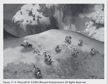 Figure 11-3: Warcraft III. ©2002 Blizzard Entertainment, All Rights Reserved.TEAMFLY