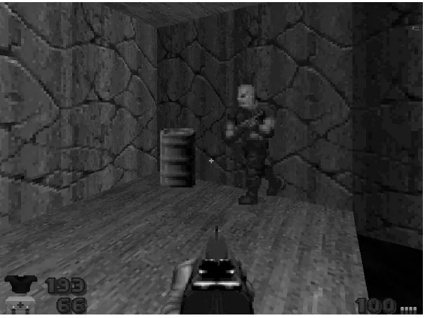 Figure 3.4Screenshot of Doom 2. Reproduced by permission of Id Software, Inc.