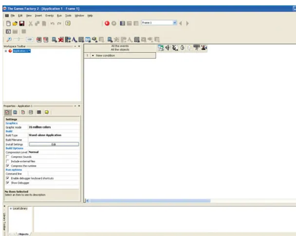 Figure 3.19The Event Editor which has been programmed.