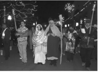 Figure 4.1Thelike this, one can experience the powerful nature of immersiveness. Photograph by KathyDe La Torre of the Las Posadas procession in Santa Fe