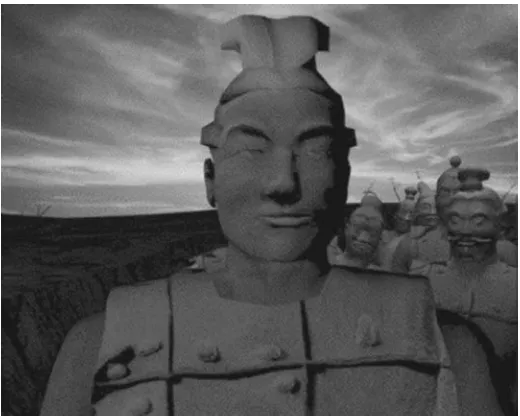 Figure 1.6Virtual Terracotta soldiers in Xian, (MIRALab, University of Geneva)