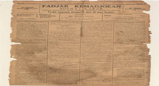 Gambar 5. Koran Fadjar Asia 1928
