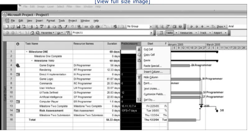 Figure 8.6. Right-click and insert a new column. Then define thecolumn.