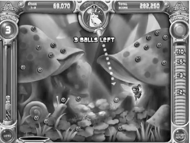 Figure 2.13The juicy interface of Peggle (PopCap Games 2007)