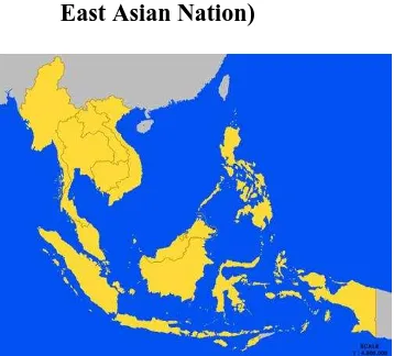 Gambar 2.1 Peta Wilayah ASEAN (sumber: www.google.com)  