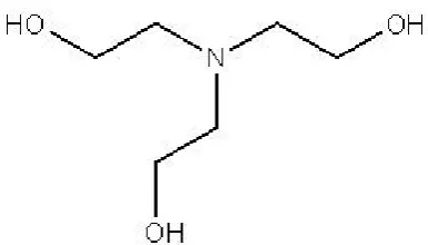 Gambar 2.2G2 Rumus banngun trietannolamin (Roowe, dkk., 22005) 