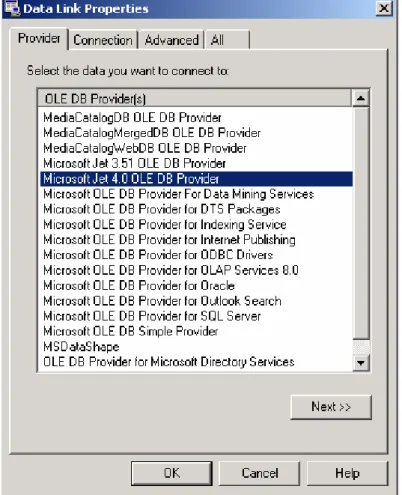 Gambar 4.3  Select Provider 